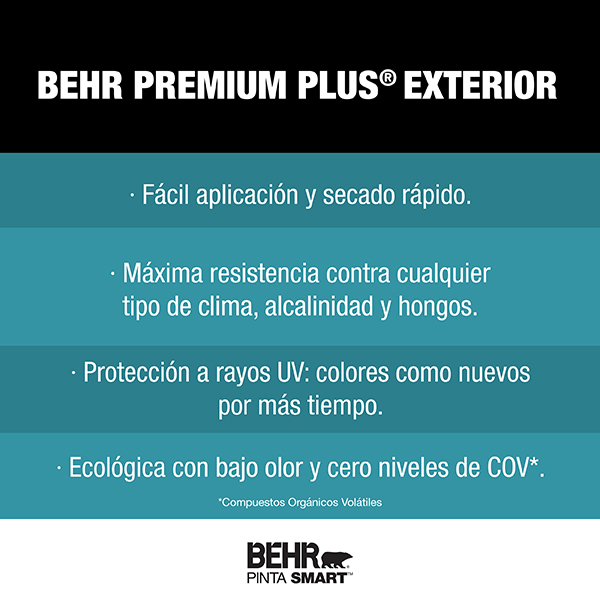 Behr Premoum Plus Exterior Home Depot México